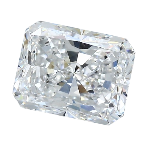 Lab-Grown 2.51 Carat Radiant Cut Diamond color E Clarity VS1 With GIA Certificate, precious stones, engagement diamonds