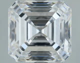 Lab-Grown 6.02 Carat Asscher Cut Diamond color E Clarity VVS2, precious stones, engagement diamonds