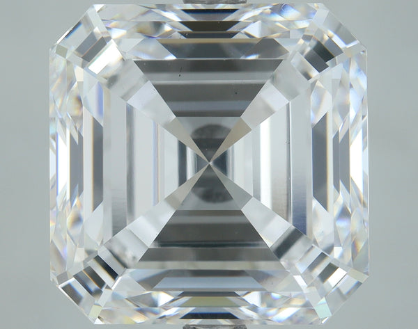 Lab-Grown 8.03 Carat Asscher Cut Diamond color E Clarity VS1, precious stones, engagement diamonds