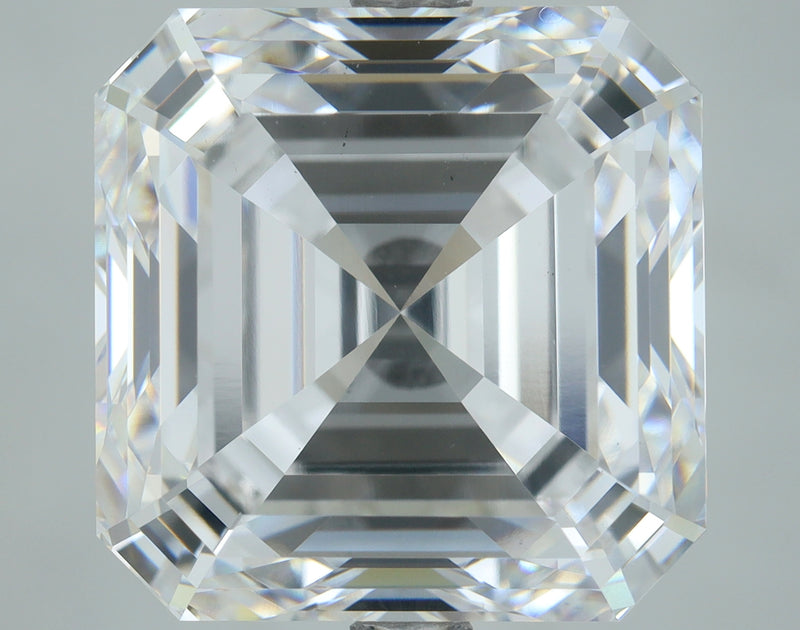 Lab-Grown 8.03 Carat Asscher Cut Diamond color E Clarity VS1, precious stones, engagement diamonds