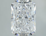 Lab-Grown 3.01 Carat Radiant Cut Diamond color D Clarity VS2, precious stones, engagement diamonds