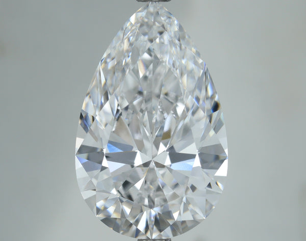 Lab-Grown 5.06 Carat Pear Shape Diamond color D Clarity VVS2, precious stones, engagement diamonds