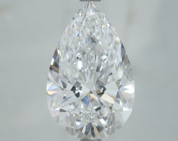 Lab-Grown 4.05 Carat Pear Shape Diamond color D Clarity VS1, precious stones, engagement diamonds