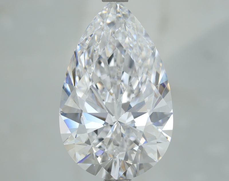 Lab-Grown 4.05 Carat Pear Shape Diamond color D Clarity VS1, precious stones, engagement diamonds