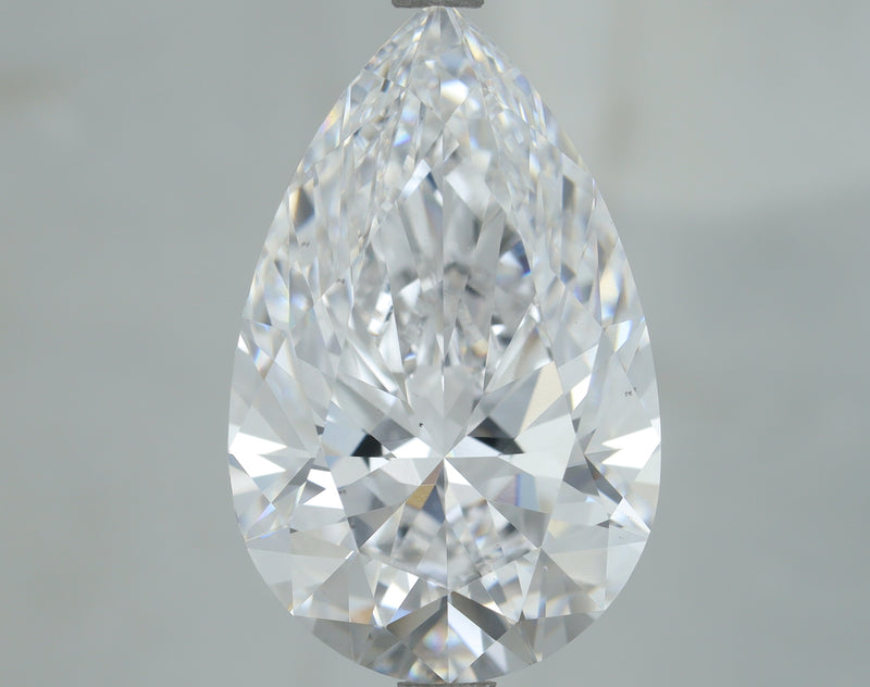 Lab-Grown 5.01 Carat Pear Shape Diamond color D Clarity VS1, precious stones, engagement diamonds