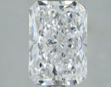 Lab-Grown 3.01 Carat Radiant Cut Diamond color D Clarity VVS2, precious stones, engagement diamonds