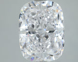 Lab-Grown 3.51 Carat Cushion Brilliant Diamond color D Clarity VS1, precious stones, engagement diamonds