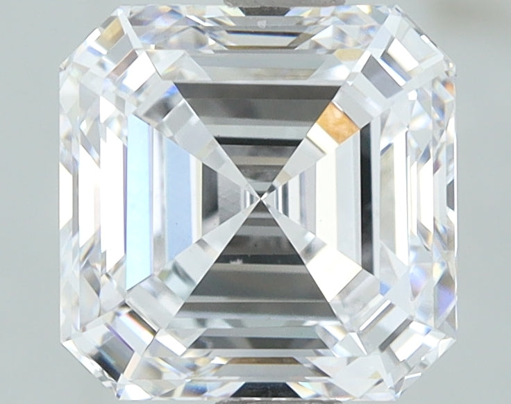 Lab-Grown 2.02 Carat Asscher Cut Diamond color E Clarity VS1, precious stones, engagement diamonds