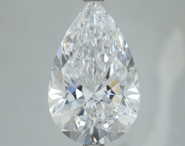 Lab-Grown 4.02 Carat Pear Shape Diamond color D Clarity VS2, precious stones, engagement diamonds