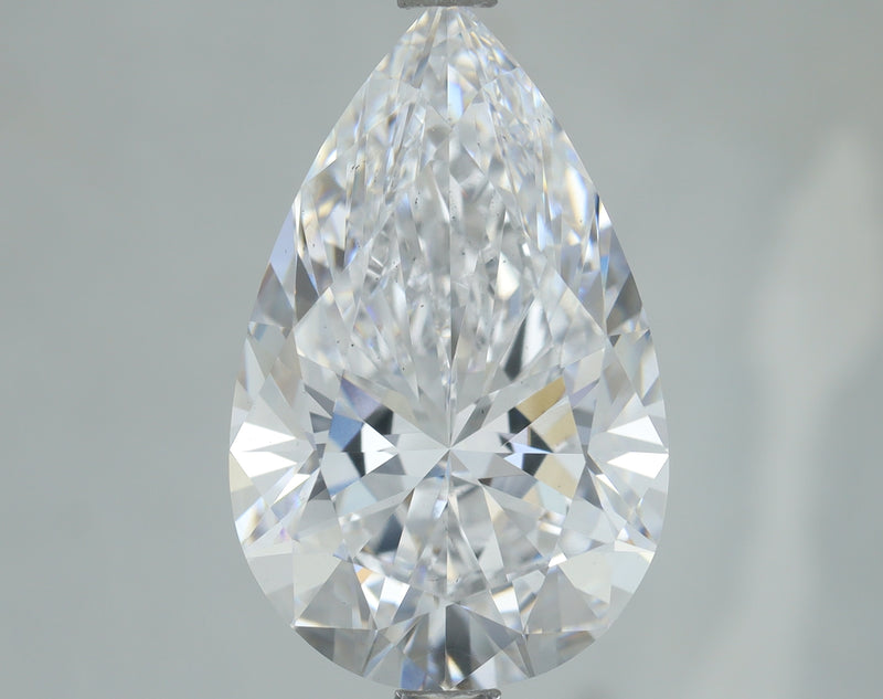 Lab-Grown 4.02 Carat Pear Shape Diamond color D Clarity VS2, precious stones, engagement diamonds