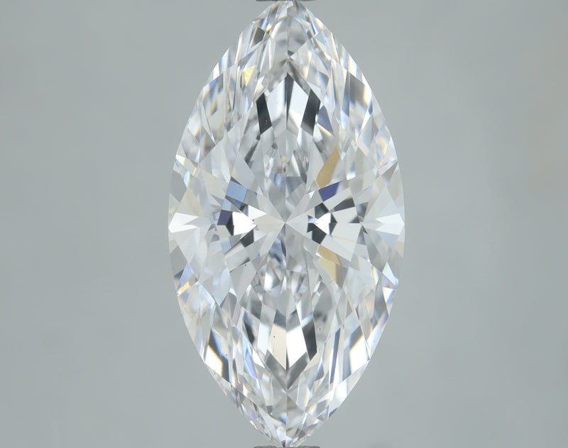 Lab-Grown 3.07 Carat Marquis Shape Diamond color D Clarity VS2, precious stones, engagement diamonds