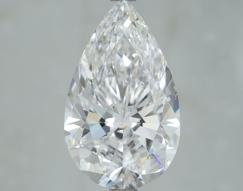 Lab-Grown 4.01 Carat Pear Shape Diamond color E Clarity VS1, precious stones, engagement diamonds