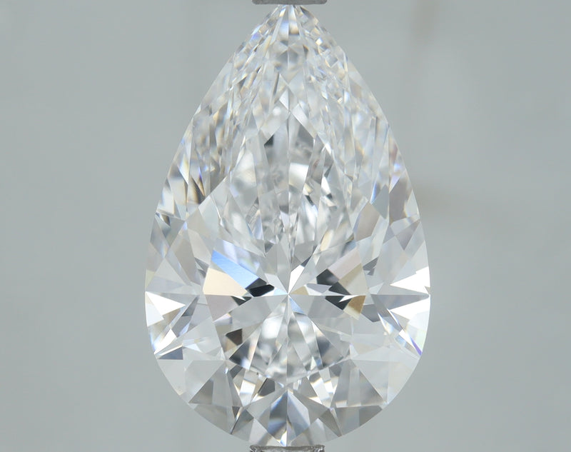 Lab-Grown 3.02 Carat Pear Shape Diamond color D Clarity VVS2, precious stones, engagement diamonds