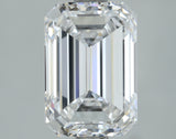 Lab-Grown 2.01 Carat Emerald Cut Diamond color D Clarity VS1, precious stones, engagement diamonds