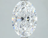 Lab-Grown 2.52 Carat Oval Shape Diamond color D Clarity VS1, precious stones, engagement diamonds