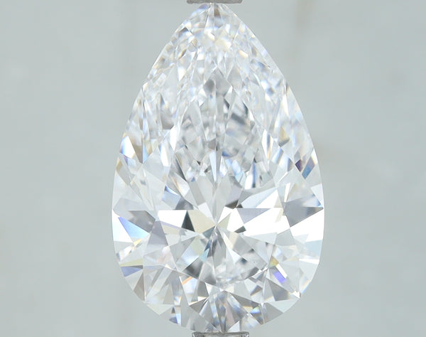 Lab-Grown 3.02 Carat Pear Shape Diamond color D Clarity VVS2, precious stones, engagement diamonds