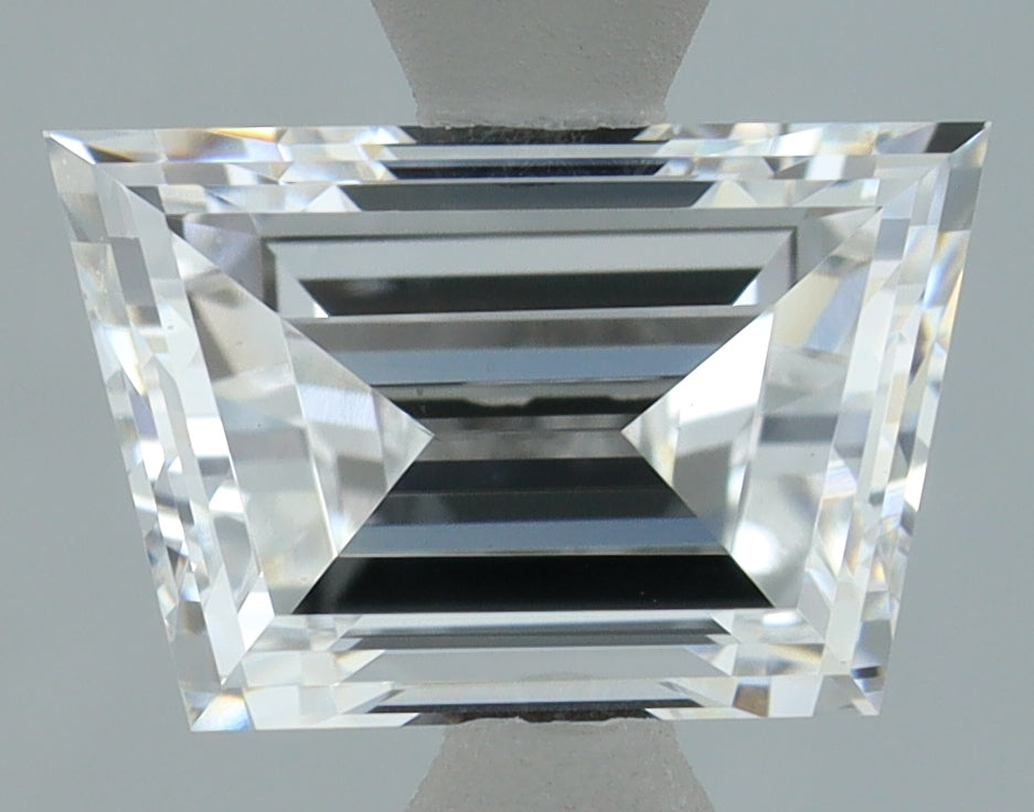 Lab-Grown 1.12 Carat Trapezoid Shape Diamond color E Clarity VS1, precious stones, engagement diamonds
