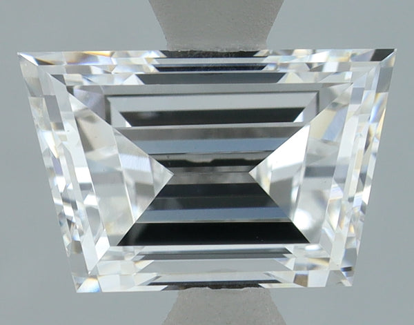 Lab-Grown 1.12 Carat Trapezoid Shape Diamond color E Clarity VS1, precious stones, engagement diamonds