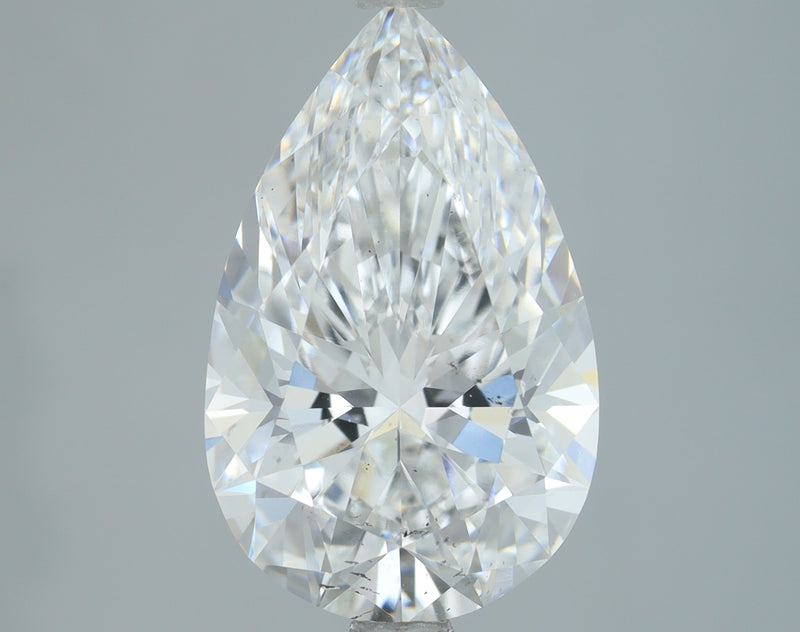 Lab-Grown 3.01 Carat Pear Shape Diamond color F Clarity SI1, precious stones, engagement diamonds