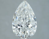 Lab-Grown 2.73 Carat Pear Shape Diamond color D Clarity SI1, precious stones, engagement diamonds