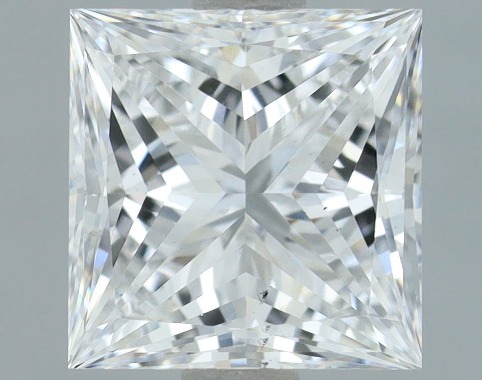 Lab-Grown 1.40 Carat Princess Cut Diamond color D Clarity VS1, precious stones, engagement diamonds