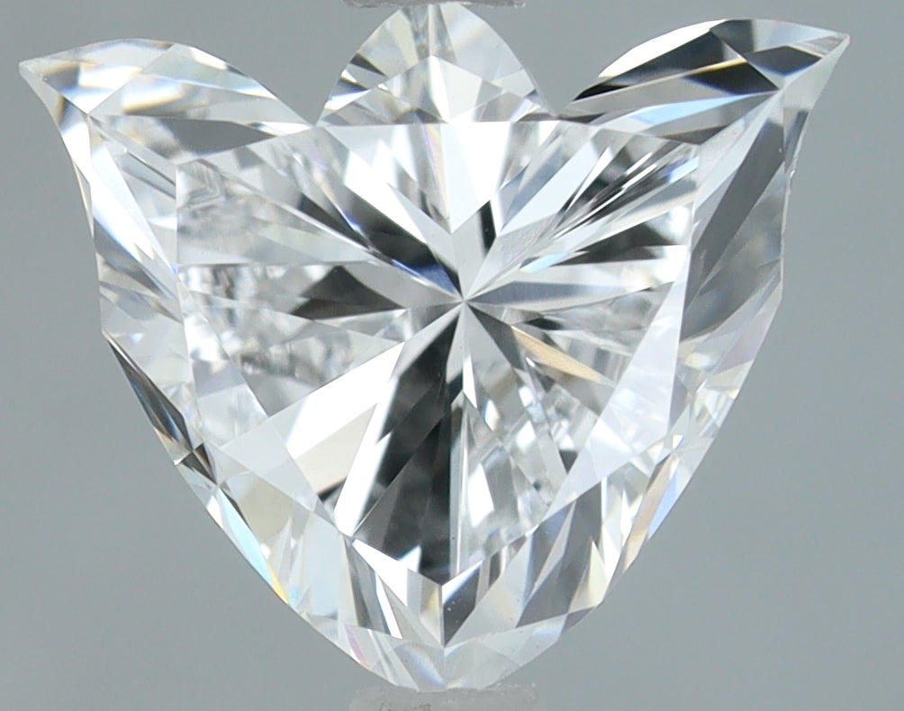Lab-Grown 1.36 Carat Tulip Shape Diamond color D Clarity VS1, precious stones, engagement diamonds