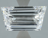 Lab-Grown 2.02 Carat Trapezoid Shape Diamond color E Clarity VS2, precious stones, engagement diamonds