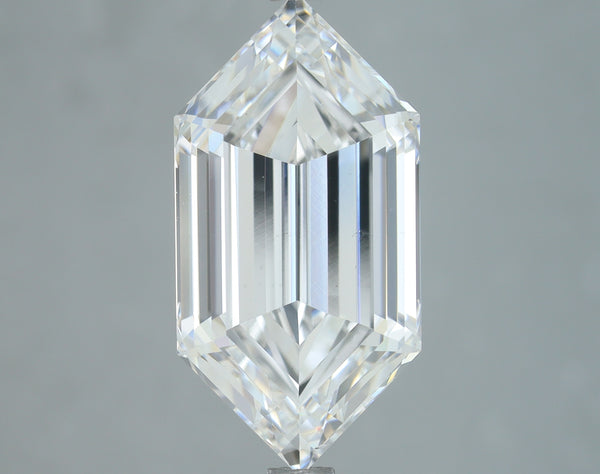 Lab-Grown 4.00 Carat Long Hexagonal Shape Diamond color E Clarity VS2, precious stones, engagement diamonds