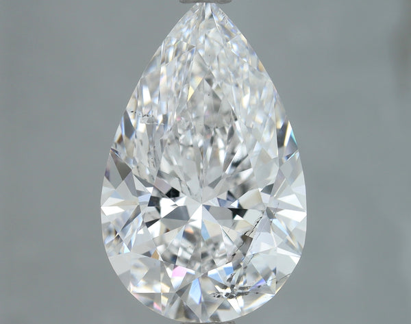 Lab-Grown 3.01 Carat Pear Shape Diamond color E Clarity SI1, precious stones, engagement diamonds