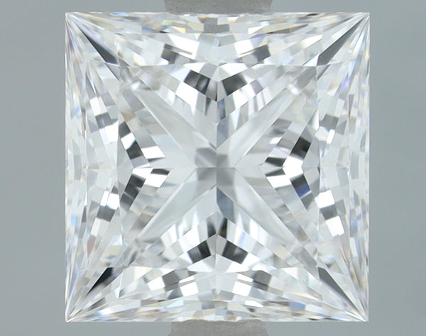 Lab-Grown 1.32 Carat Princess Cut Diamond color F Clarity VVS2, precious stones, engagement diamonds