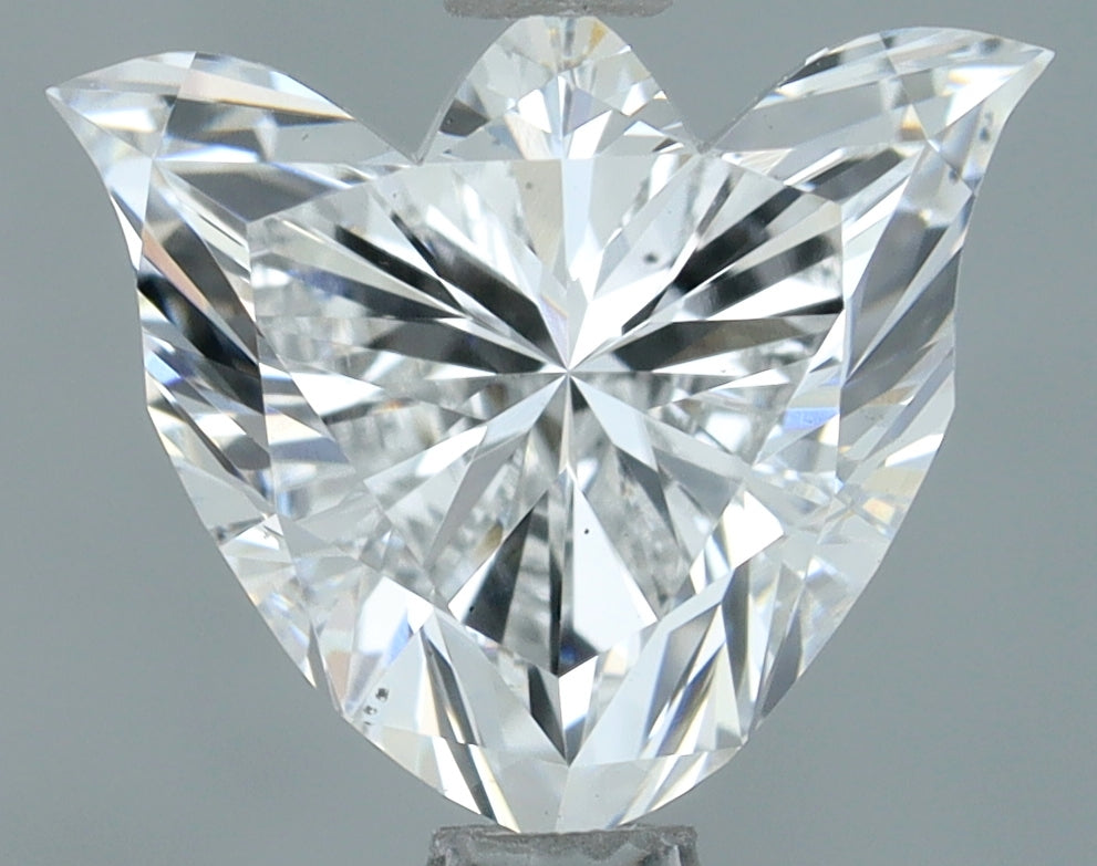 Lab-Grown 1.31 Carat Tulip Shape Diamond color E Clarity VS2, precious stones, engagement diamonds