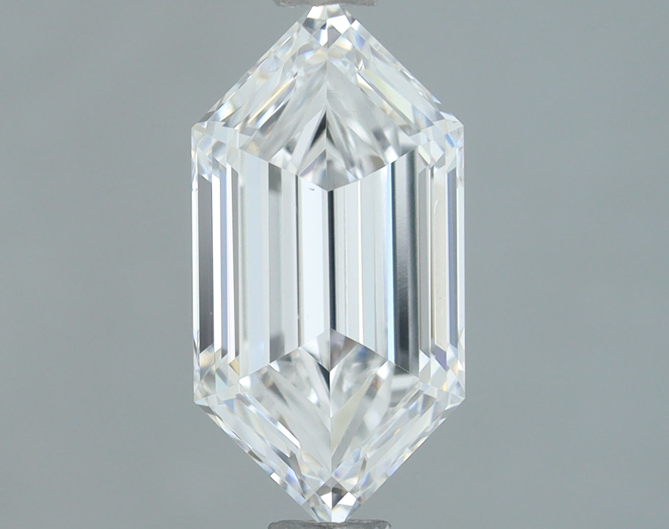 Lab-Grown 1.01 Carat Long Hexagonal Shape Diamond color D Clarity VS1, precious stones, engagement diamonds