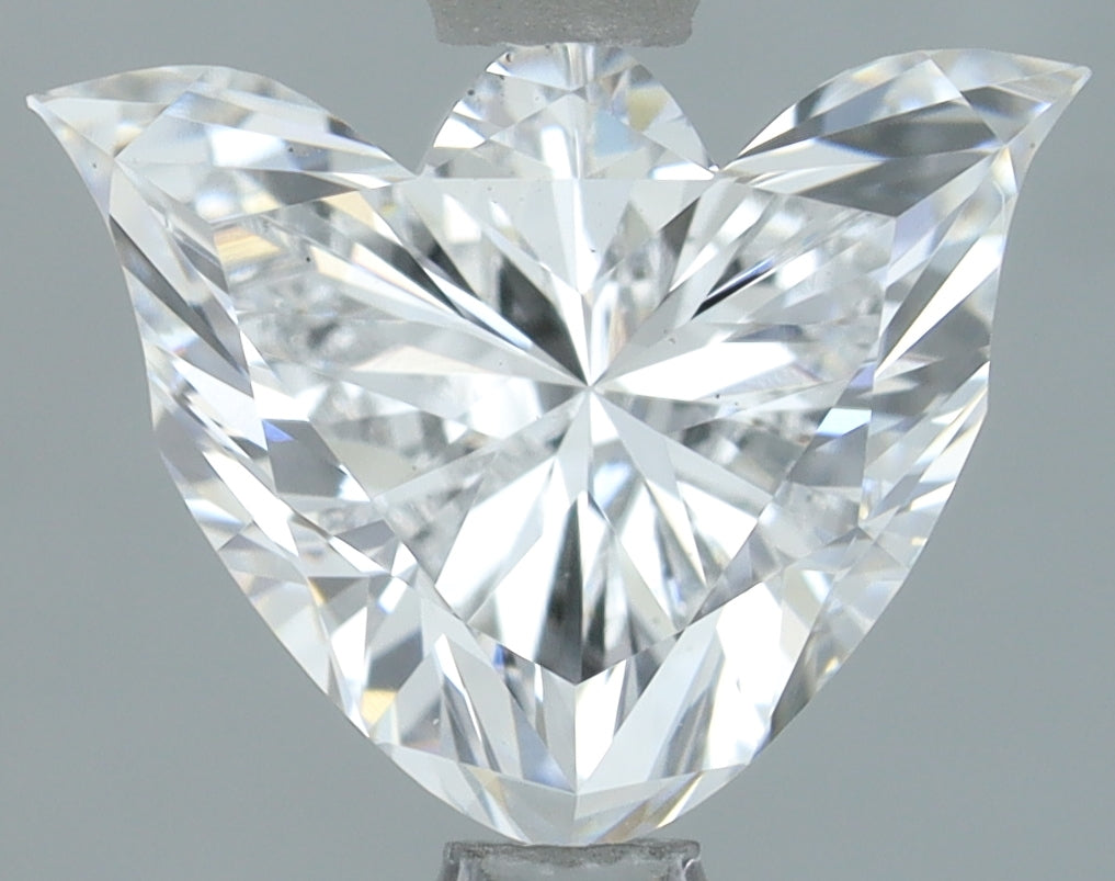 Lab-Grown 1.36 Carat Tulip Shape Diamond color E Clarity VS1, precious stones, engagement diamonds