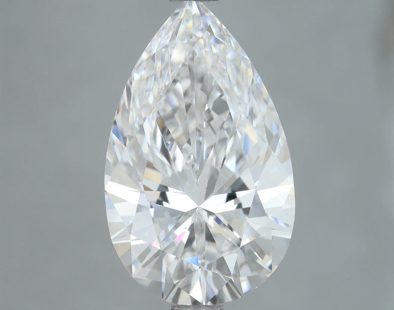 Lab-Grown 2.80 Carat Pear Shape Diamond color D Clarity VS1, precious stones, engagement diamonds