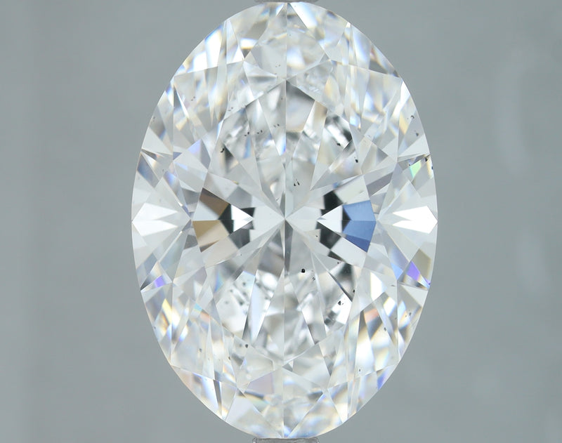 Lab-Grown 5.02 Carat Oval Shape Diamond color E Clarity SI1, precious stones, engagement diamonds