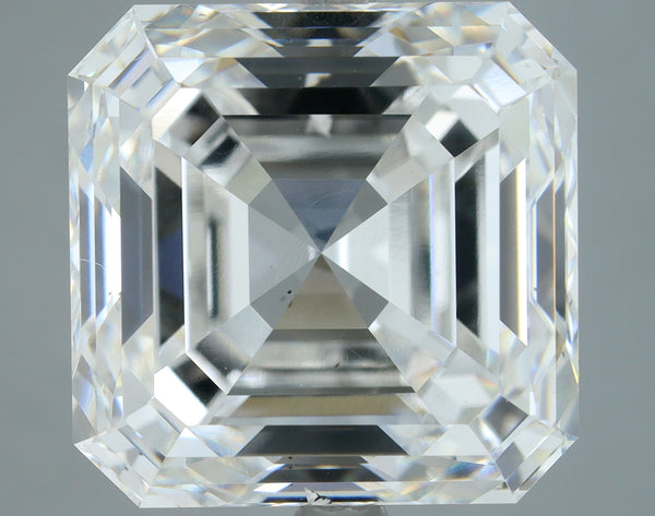 Lab-Grown 10.02 Carat Asscher Cut Diamond color F Clarity SI1, precious stones, engagement diamonds
