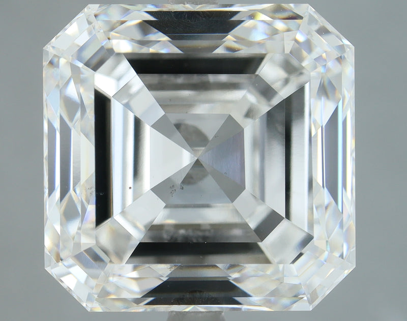 Lab-Grown 9.50 Carat Asscher Cut Diamond color G Clarity VS2, precious stones, engagement diamonds