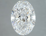 Lab-Grown 5.01 Carat Oval Shape Diamond color D Clarity VS1, precious stones, engagement diamonds