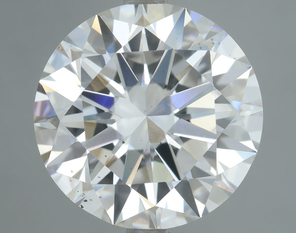 Lab-Grown 4.93 Carat Round Brilliant Diamond color E Clarity VS2, precious stones, engagement diamonds