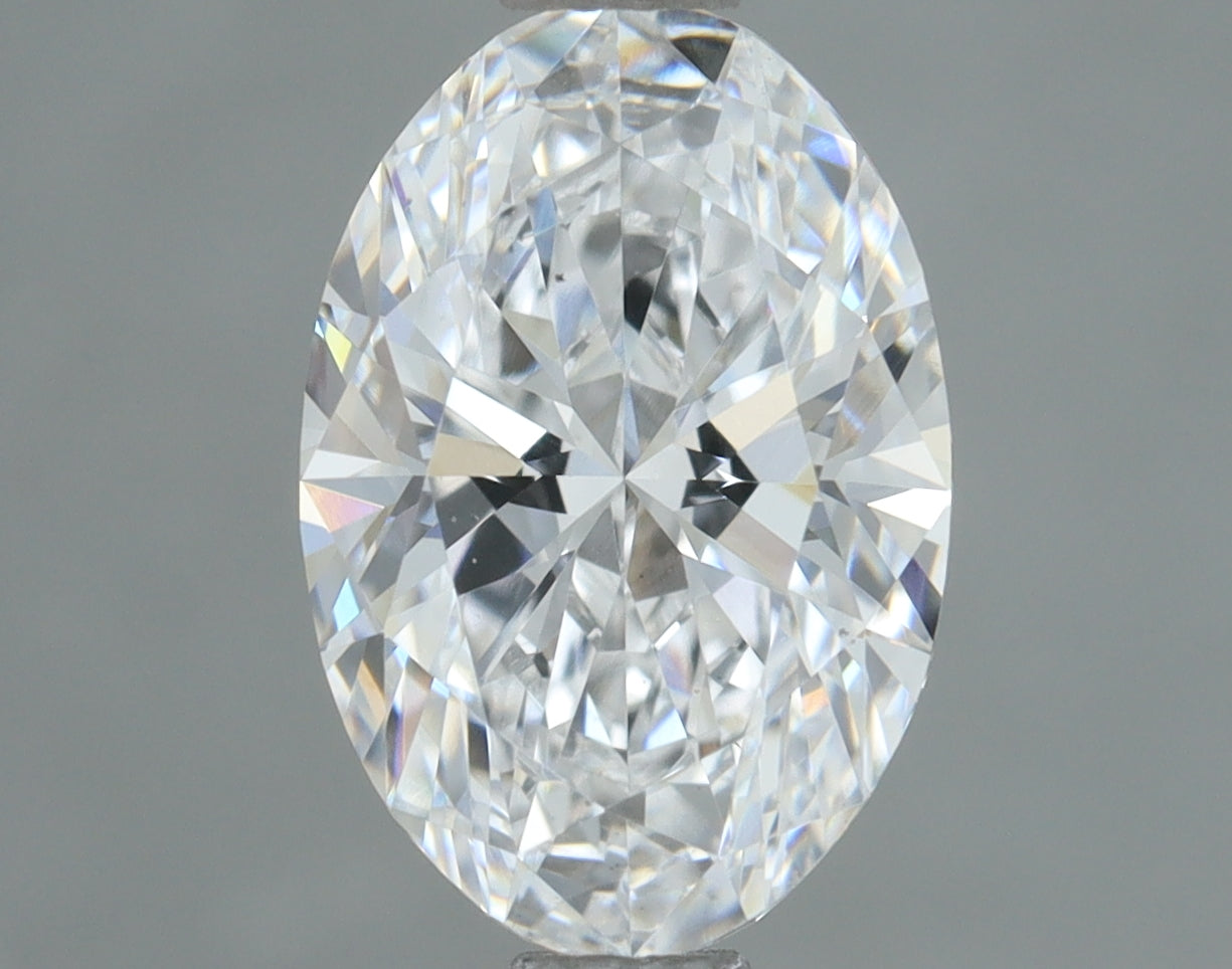 Lab-Grown 1.07 Carat Oval Shape Diamond color D Clarity VS2, precious stones, engagement diamonds