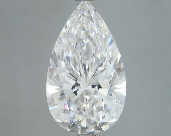 Lab-Grown 4.01 Carat Pear Shape Diamond color E Clarity VS2, precious stones, engagement diamonds