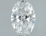 Lab-Grown 1.00 Carat Oval Shape Diamond color D Clarity VS1, precious stones, engagement diamonds