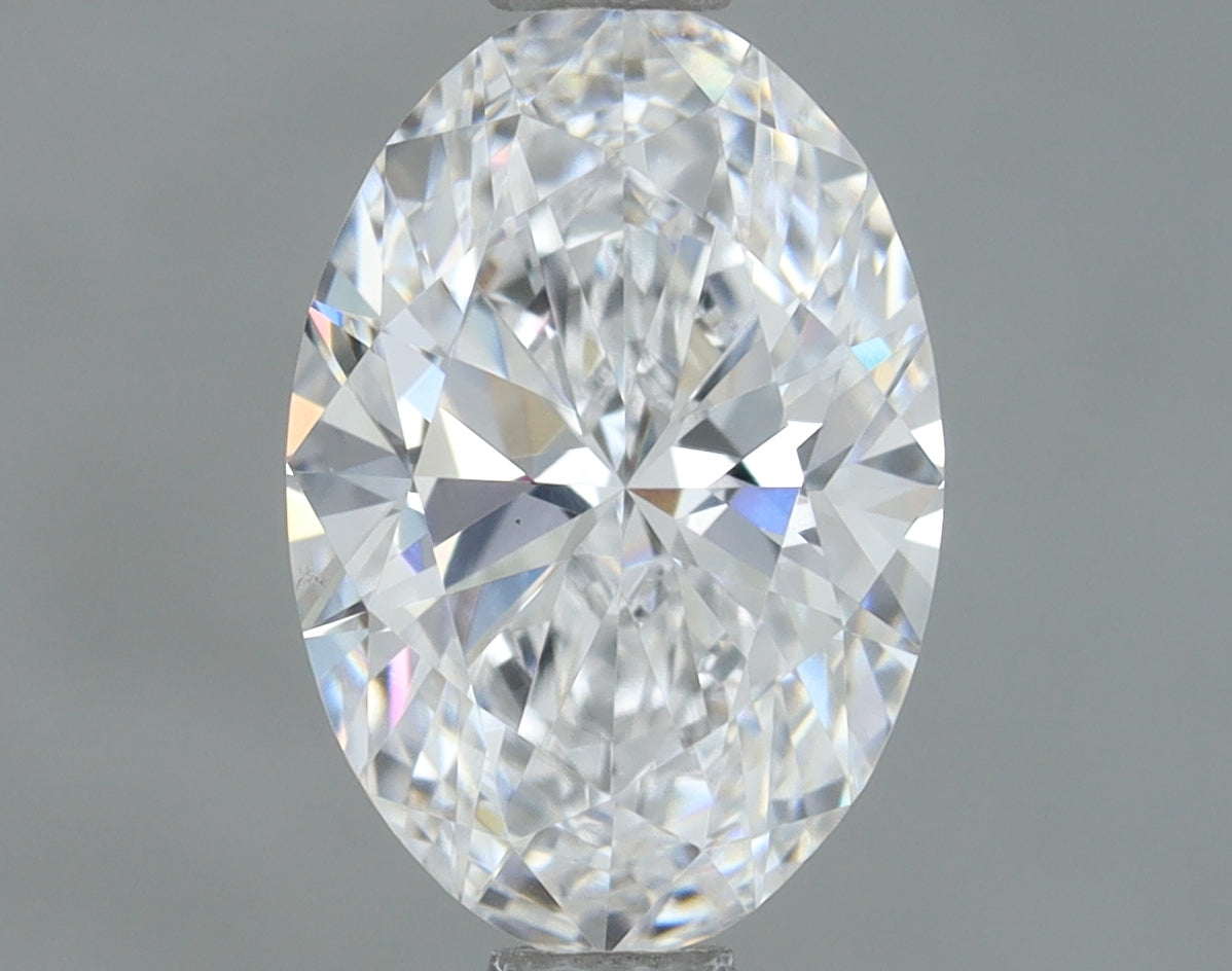 Lab-Grown 1.01 Carat Oval Shape Diamond color D Clarity VS1, precious stones, engagement diamonds
