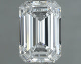 Lab-Grown 1.29 Carat Emerald Cut Diamond color D Clarity VS1, precious stones, engagement diamonds