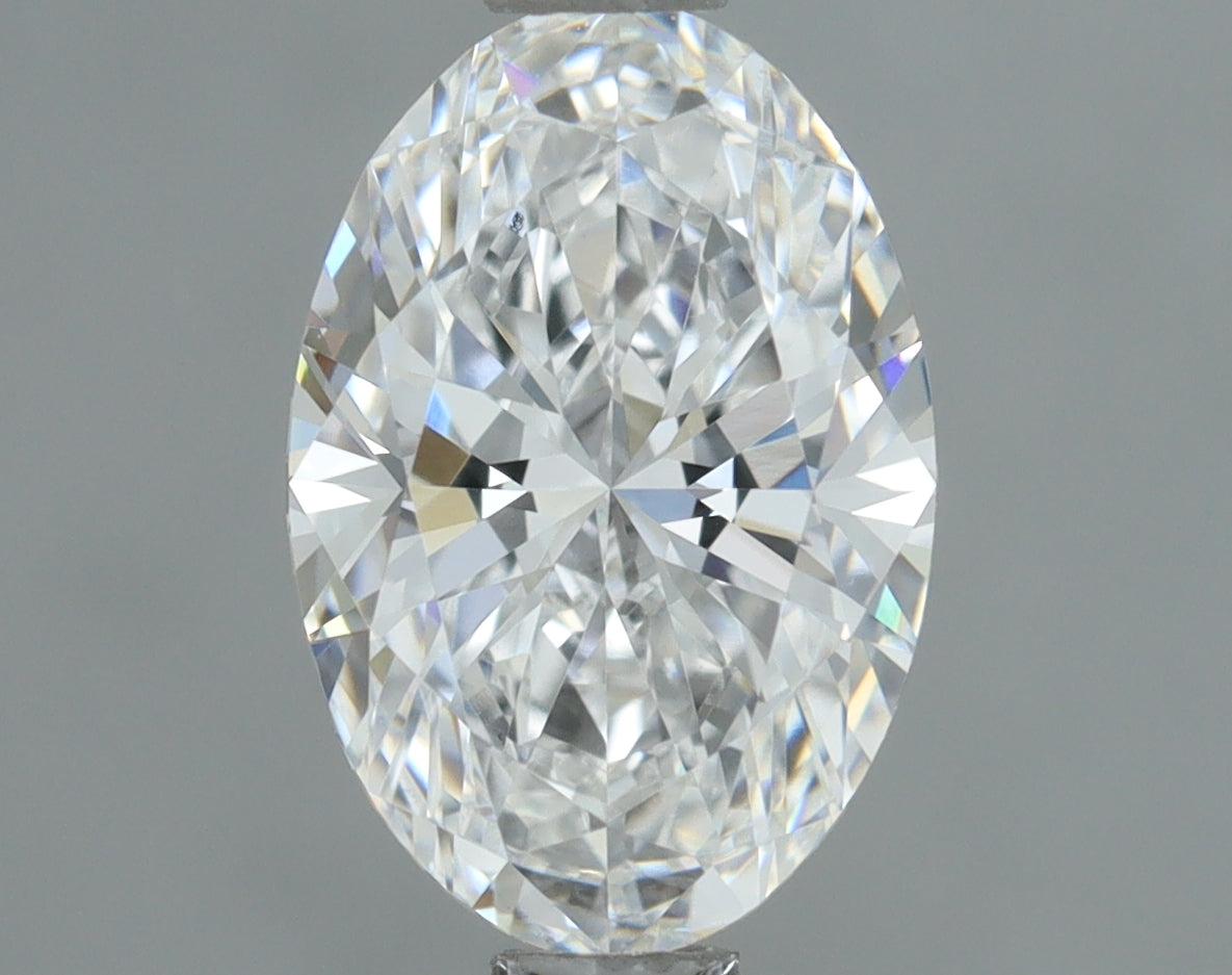 Lab-Grown 1.01 Carat Oval Shape Diamond color E Clarity VS1, precious stones, engagement diamonds