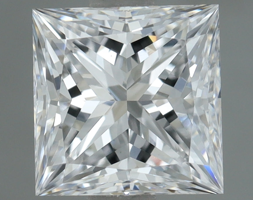 Lab-Grown 1.03 Carat Princess Cut Diamond color E Clarity VVS2, precious stones, engagement diamonds