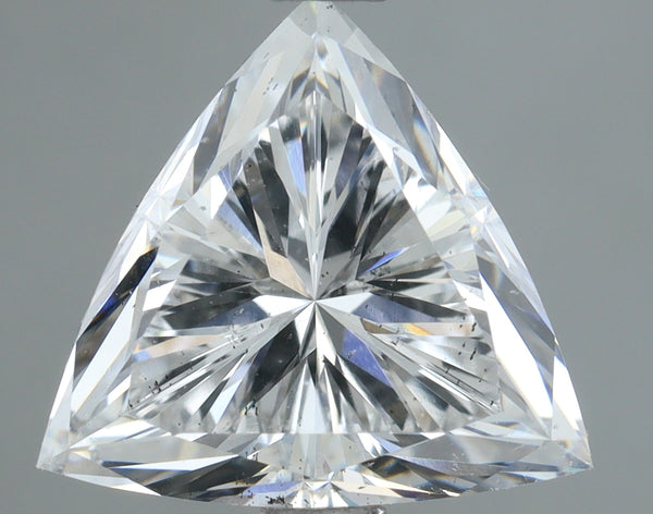 Lab-Grown 2.01 Carat Trilliant Shape Diamond color E Clarity SI1, precious stones, engagement diamonds