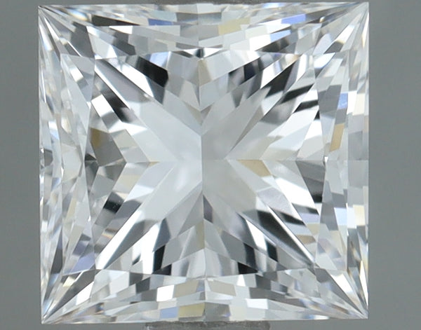 Lab-Grown 1.01 Carat Princess Cut Diamond color D Clarity VVS2, precious stones, engagement diamonds