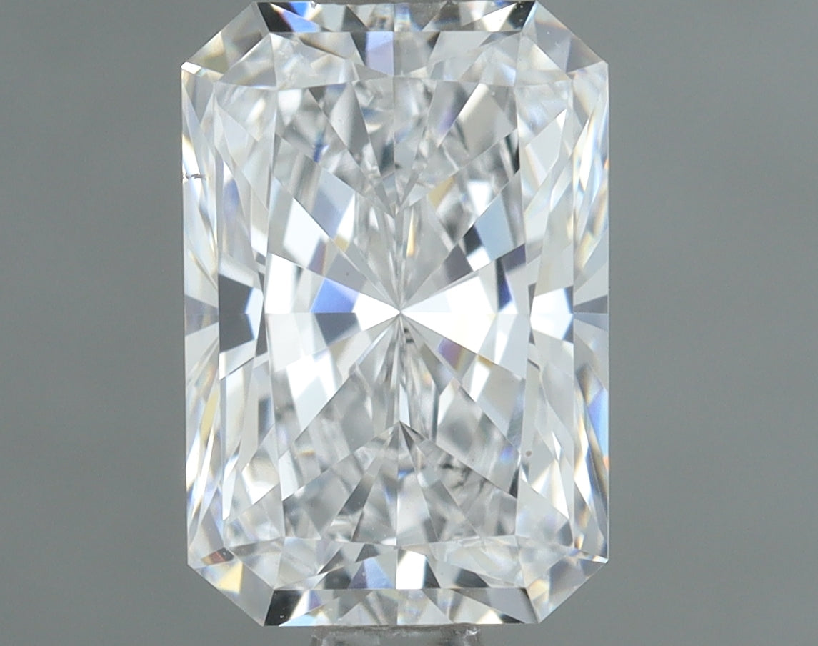 Lab-Grown 1.24 Carat Radiant Cut Diamond color E Clarity VS1, precious stones, engagement diamonds