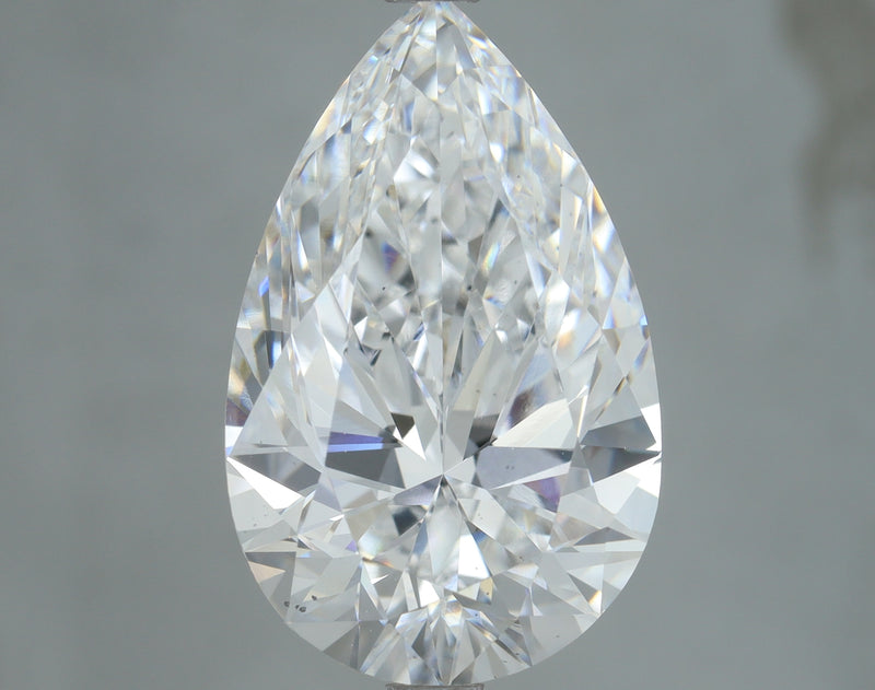 Lab-Grown 4.81 Carat Pear Shape Diamond color D Clarity VS2, precious stones, engagement diamonds